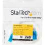 StarTech.com 3ft USB to RS232 DB9 Serial Adapter Cable - M/M - DB-9 - USB 2.0 A - 0.9 m - Blue - Transparent