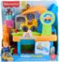 Mattel Fisher-Price Little People Spaß an der Tankstelle Spielset für Kleinkinder, 1 Spielzeugauto u