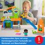 Mattel Fisher-Price Little People Spaß an der Tankstelle Spielset für Kleinkinder, 1 Spielzeugauto u