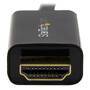 StarTech.com DisplayPort to HDMI Converter Cable - 3 ft (1m) - 4K - 1 m - 3840 x 2160 pixels - 1080p,720p - Black - Passive video converter - RoHS - CE - FCC