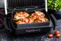 TEFAL GC724D - Black,Metallic - Tabletop - Buttons - Griddle - 400 x 200 mm - Hinged lid