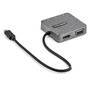 STARTECH.COM USB-C Multiport Adapter - USB 3.1 Gen 2 Hub 10Gbps - HDMI and VGA - 29 cm Host Cable - 