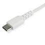 STARTECH.COM RUSB2CC1MW USB-C Kabel 1m hochwertiges USB 2.0 Typ-C Datenübertragungs und Ladekabel St