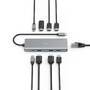 Hama USB-Hub 200142 Hama Sortiment USB-C-Hub 9 Ports grau