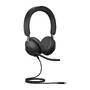 JABRA Evolve2 40 SE UC Stereo Headset on-ear wired USB-C noise isolating Optimised for UC (24189-989
