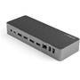 StarTech.com USB-C & USB-A Dock - Hybrid Universal Laptop Docking Station with 100W Power Delivery - Dual Monitor 4K 60Hz HDMI & DisplayPort - 4x USB 3.1 Gen 1 Hub - GbE - Windows & Mac - Wired - USB 3.2 Gen 1 (3.1 Gen 1) Type-C - 3.5 mm - IEEE 802.3,IEEE