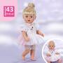 Zapf BABY born Kleid Schwan 43cm