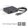 STARTECH.COM USB-C Multiport Adapter - USB Typ C auf 4K HDMI / USB 3.0 / Gigabit Ethernet - Powered 