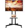 TECHLY TV Trolley für LCD LED TV 37-70Zoll 93,98-177,8cm schwarz mit Ablage (ICA-TR216T)