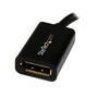 StarTech.com Mini DisplayPort to DisplayPort Adapter - 4K x 2K UHD Video - Mini DP to DP Converter - Mini DisplayPort to DisplayPort 1.2 Adapter - mDP PC/Computer to DP Monitor/Display - 0.1524 m - Mini DisplayPort - DisplayPort - Male - Female - 3840 x 2