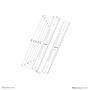 Neomounts by Newstar VESA extension kit - Extension kit - Wall - 500 x 400,600 x 600,600 x 500,800 x 500,800 x 600,900 x 600,1000 x 600,1200 x 600 - 75 kg - Black - HS7326909890