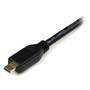 STARTECH.COM 1 m High Speed HDMI-Kabel mit Ethernet - HDMI auf HDMI Micro - Stecker/Stecker (HDADMM1