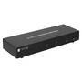 Techly IDATA-DP-KVM2 - 3840 x 2160 pixels - 4K Ultra HD - Black