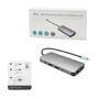 I-TEC USB-C Metal Nano Dock 2x DP 1x HDMI 1x GLAN 1x Audio/Mic 2 xUSB 3.1 2x USB 2.0 1x USB-C Data 1