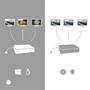I-TEC USB-C Metal Nano Dock 2x DP 1x HDMI 1x GLAN 1x Audio/Mic 2 xUSB 3.1 2x USB 2.0 1x USB-C Data 1