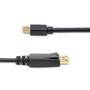 StarTech.com 6ft (2m) Mini DisplayPort to DisplayPort 1.2 Cable - 4K x 2K UHD Mini DisplayPort to DisplayPort Adapter Cable - Mini DP to DP Cable for Monitor - mDP to DP Converter Cord - 1.8 m - Mini DisplayPort - DisplayPort - Male - Male - 3840 x 2400 p