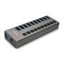 I-TEC USB 3.0 Charging HUB 10port port mit externem Netzadapter 48W 10x USB Ladeport fuer Tablets No