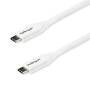 STARTECH.COM USB-C auf USB-C Kabel mit 5A Power Delivery - St/St - Weiss - 2m - USB 2.0 - USB-IF zer