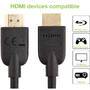 Techly HDMI 4K 60Hz High Speed Anschlusskabel mit Ethernet schwarz 5 m - Cable - Audio/Multimedia