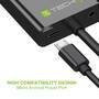 TECHLY HDMI auf VGA Konverter mit Audio und Micro USB HDMI Stecker auf VGA Buchse schwarz im hochwer