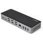STARTECH.COM USB-C & USB-A Dock - Hybrid Triple Monitor Laptop Docking Station DisplayPort & HDMI 4K