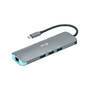 I-TEC USB C Metal Nano Docking Station 1xHDMI 4K 1xSD Kartenleser 1xmicroSD Kartenleser 1xGLAN 1xAud