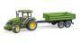 Bruder John Deere 5115 M with tipping trailer - Black,Green,Yellow - Tractor model - Plastic - 1:16 - John Deere 5115 M - Not for children under 36 months