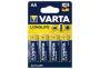 VARTA Longlife 4106 AA BL4 Alkaline Mignon 4er Pack 1,5 V