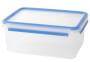 EMSA CLIP & CLOSE - Box - Rectangular - 3.7 L - Blue - Transparent - Polypropylene (PP) - Thermoplastic elastomer (TPE) - Germany