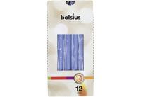 BOLSIUS Spitzkerze 24,5x2,4cm kornblumenblau - 12 Stück