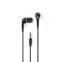 Nedis Kopfhörer mit Kabel| 3.5 mm| Seillänge 1.20 m| Schwarz