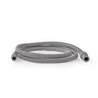 Nedis Ablaufschlauch / 8 mm / 10 mm / 1.50 m / Anwendung: Kondenstrockner / Gummi / Kunststoff / Grau