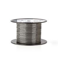 Nedis Audio Kabel| 2x 0.16 mm²| Kupfer| 100.0 m| rund| PVC| Dunkelgrau| - Cable - Audio/Multimedia