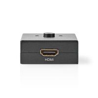Nedis HDMI ™ Schalter / 3-Port port(s) / 1x HDMI™ Eingang / 2x HDMI™ Eingang / 1x HDMI™ Ausgang / 2x HDMI™ Ausgang / 4K@60Hz / 6 Gbps / Metall / Anthrazit