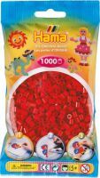 Malte Haaning Plastic A/S Hama® Bügelperlen Midi - Mittelrot 1000 Perlen.
