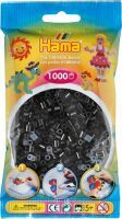 Malte Haaning Plastic A/S Hama® Bügelperlen Perlen, schwarz, 1.000 Stück.