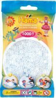 Malte Haaning Plastic A/S Hama® Bügelperlen Midi - Transparent Weiß 1000 Perlen.