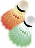 MTS Sportartikel-Vertriebs GmbH Talbot-Torro - Badminton-Ball MAGIC NIGHT LED,3er Dose Bälle mit grü