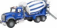 Bruder MACK Granite Cement mixer - Blue,White - ABS synthetics - 4 yr(s) - 1:16 - 185 mm - 665 mm