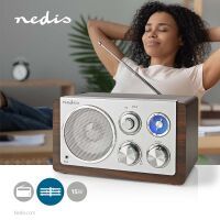 Nedis FM RADIO     KABEL         15W (RDFM5110BN     BR/SI)