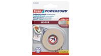Tesa Powerbond INDOOR - Mounting tape - White - 1.5 m - Indoor - Plaster,Plastic,Wood - 5 kg/cm