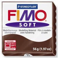 STAEDTLER FIMO soft - Modelling clay - Chocolate - 110 °C - 30 min - 56 g - 55 mm