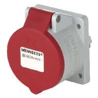 Mennekes 3385 - Straight - 400 V - Red,White - IP44 - 1 pc(s)