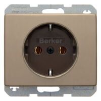 Berker Hager 47140001 - Type F - Bronze - Plastic - 250 V - 16 A - 50 - 60