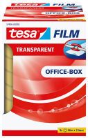 Tesa 57406 - 66 m - Transparent - Polypropylene (PP) - Cardboard - Paper - 19 mm - 8 pc(s)