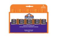 Elmer's Elmers Klebestift Disappearing Purple 40G - 5er Blister (2143884)