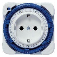 Theben timer 27 - Weekly timer - Blue,White - Analog - 1 channels - 120 min - IP20