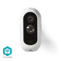 Nedis SmartLife Außenkamera| Wi-Fi| 1920x1080| IP65| Max. Batterie-Lebensdauer 6