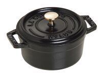 STAUB Cocotte Bräter Mini nClassic Gusseisen 0,25 l Ø10cm schwarz