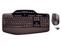 Logitech MK710 Performance - Full-size (100%) - Wireless - RF Wireless - QWERTZ - Black - Mouse included